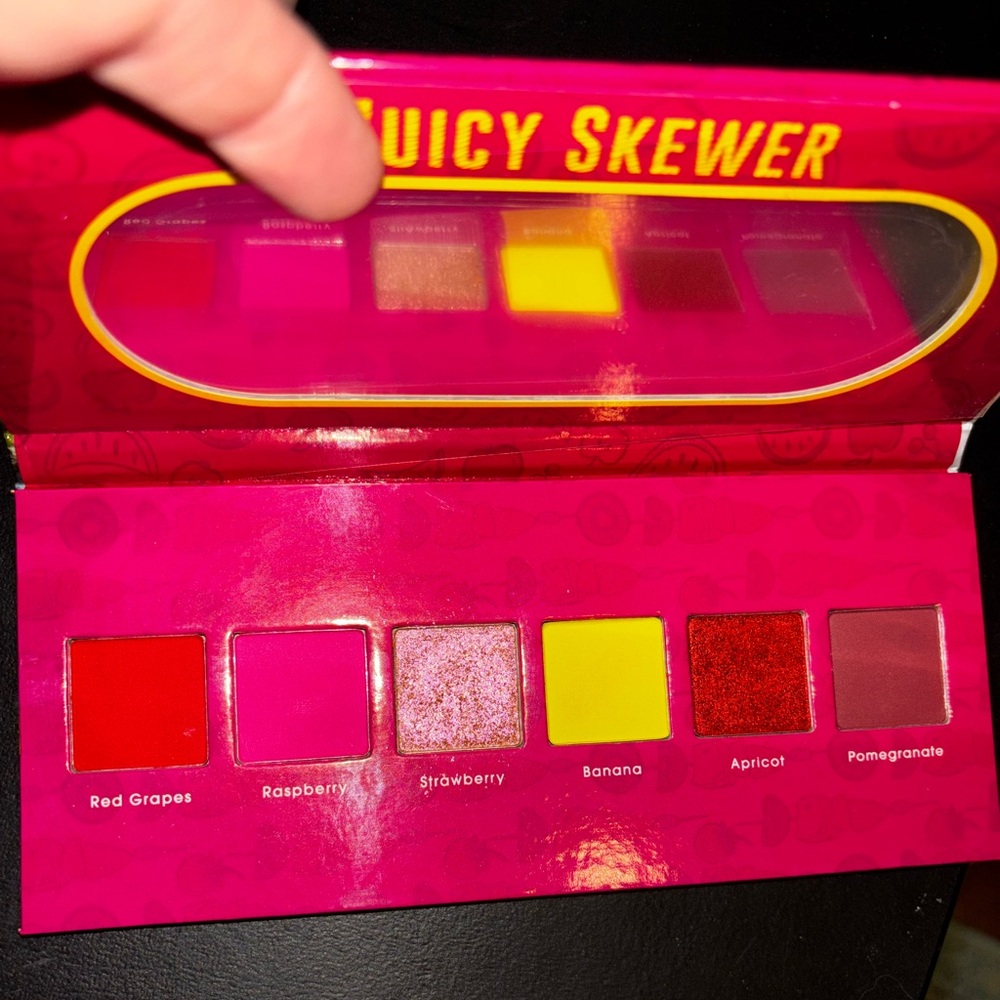 Signature Red and Pink Eyeshadow Palette Vibrant Shades